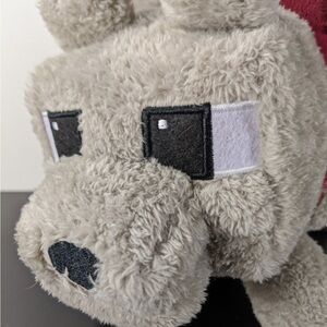 Minecraft Wolf Plush 12" Sitting Dog